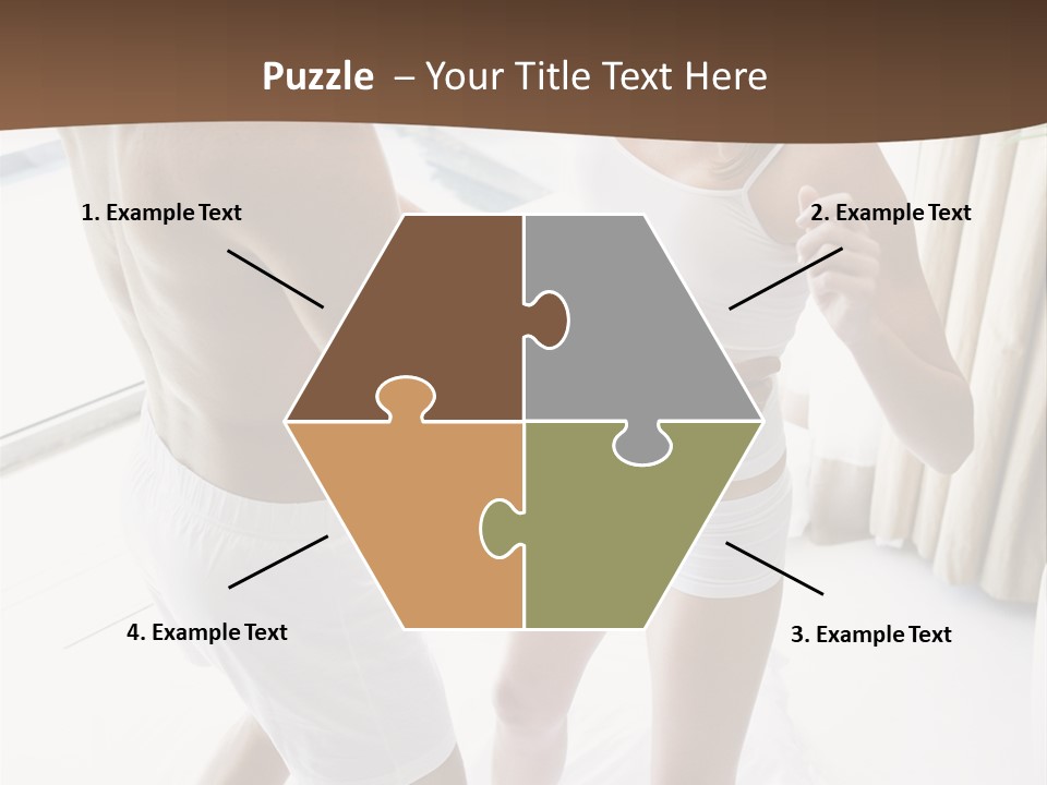 Color Image  Mid Man PowerPoint Template