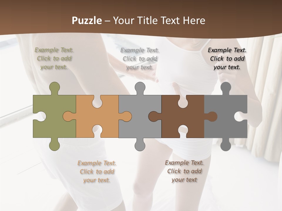 Color Image  Mid Man PowerPoint Template