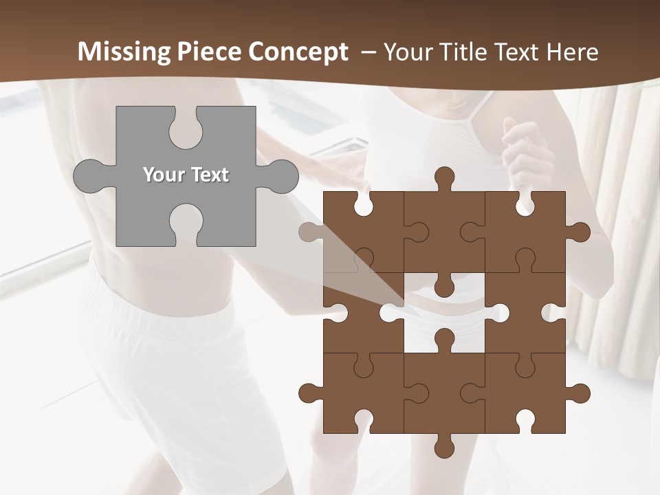 Color Image  Mid Man PowerPoint Template