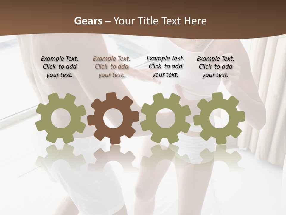 Color Image  Mid Man PowerPoint Template