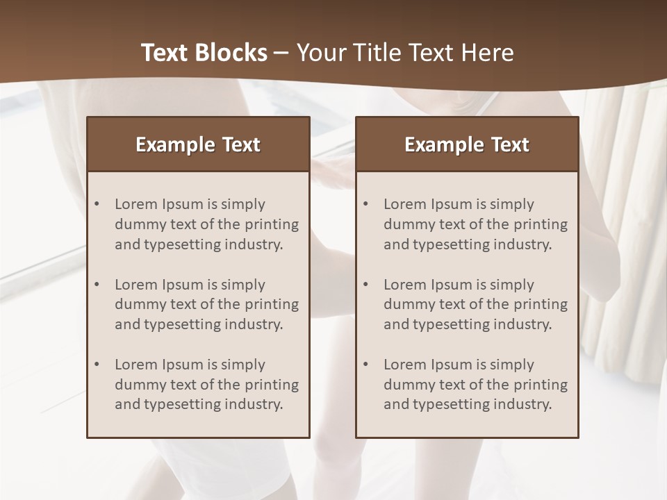 Color Image  Mid Man PowerPoint Template