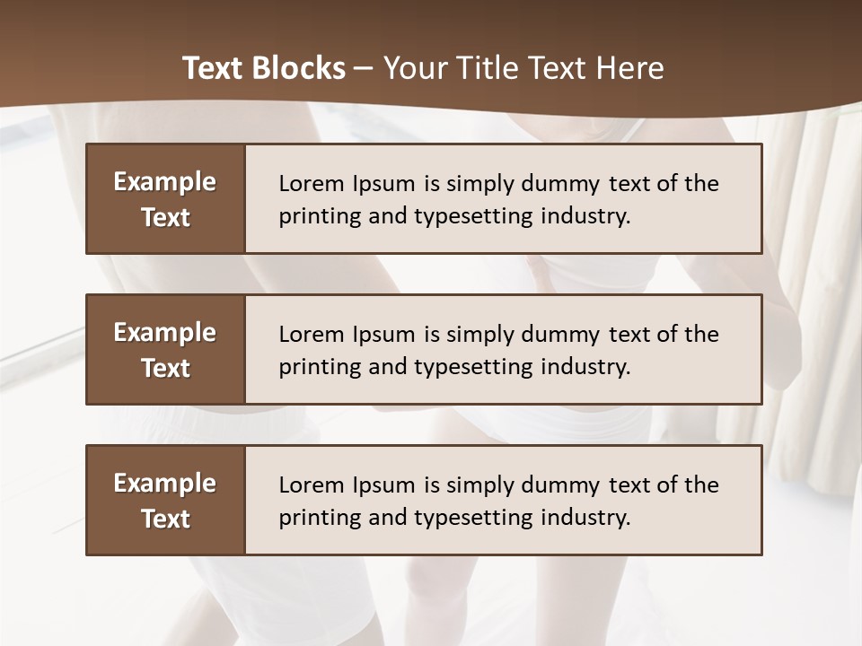 Color Image  Mid Man PowerPoint Template