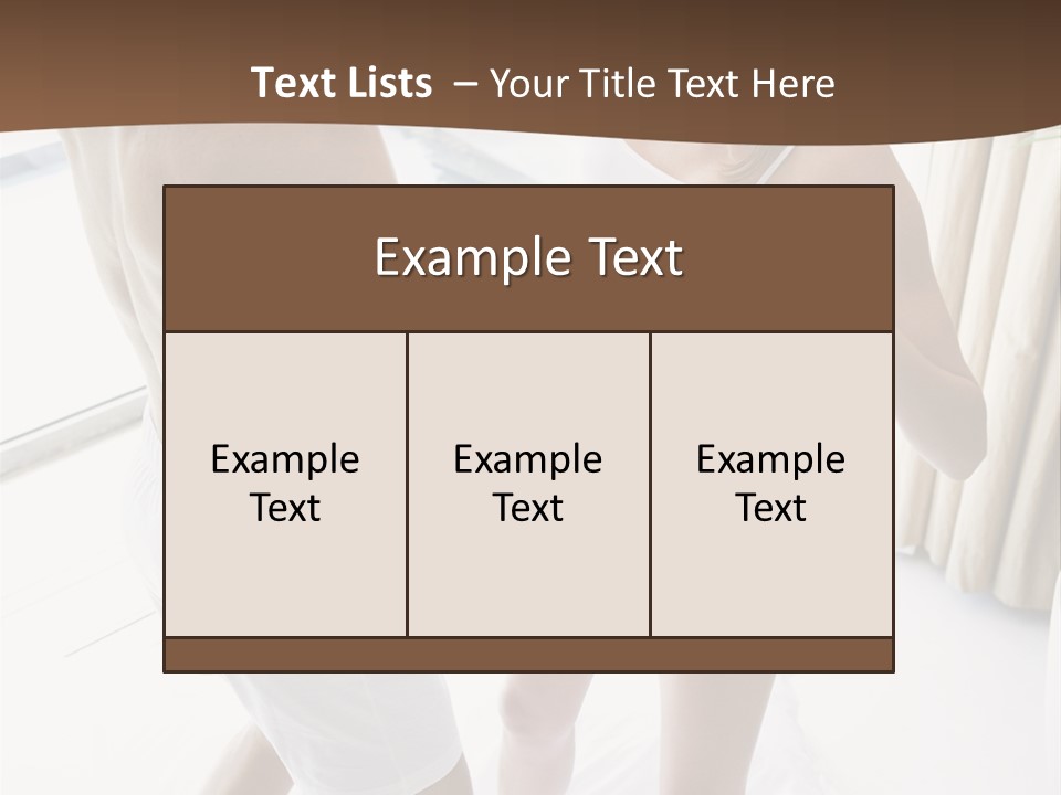 Color Image  Mid Man PowerPoint Template