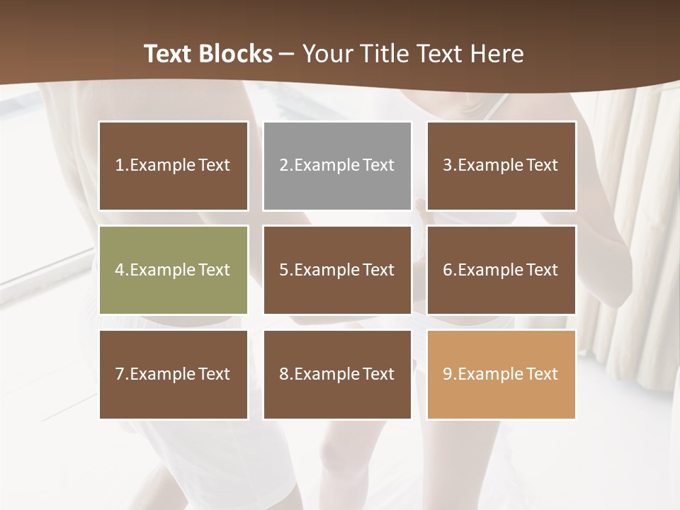 Color Image  Mid Man PowerPoint Template