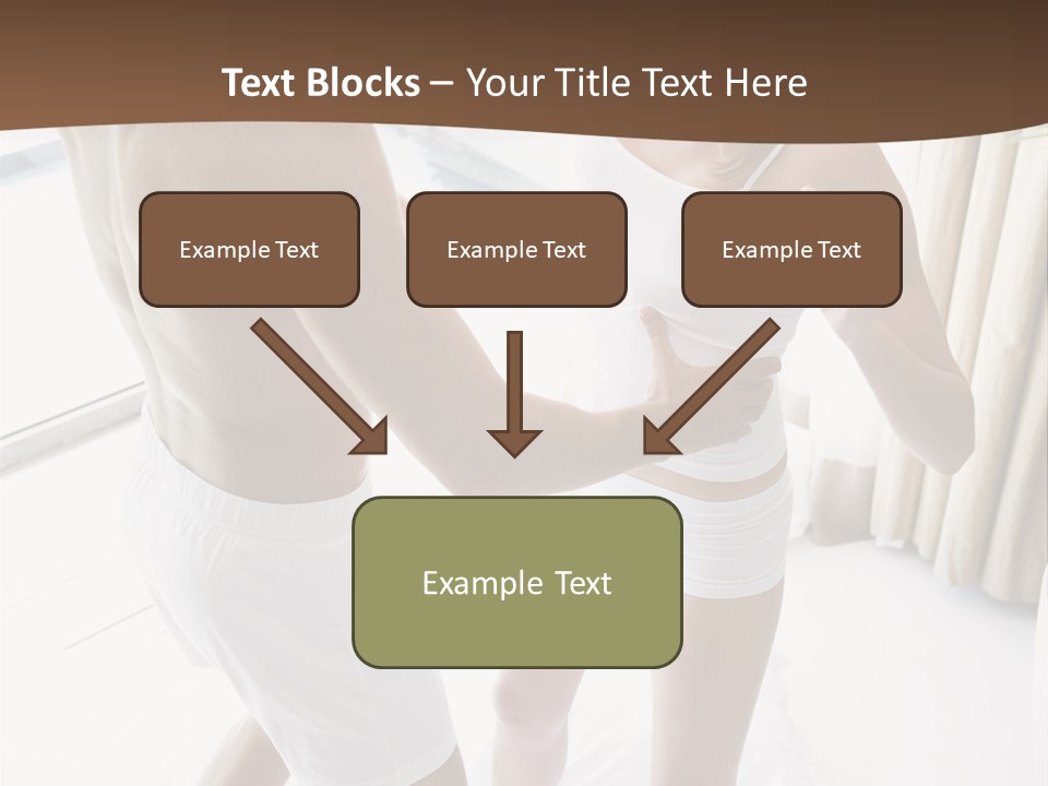 Color Image  Mid Man PowerPoint Template
