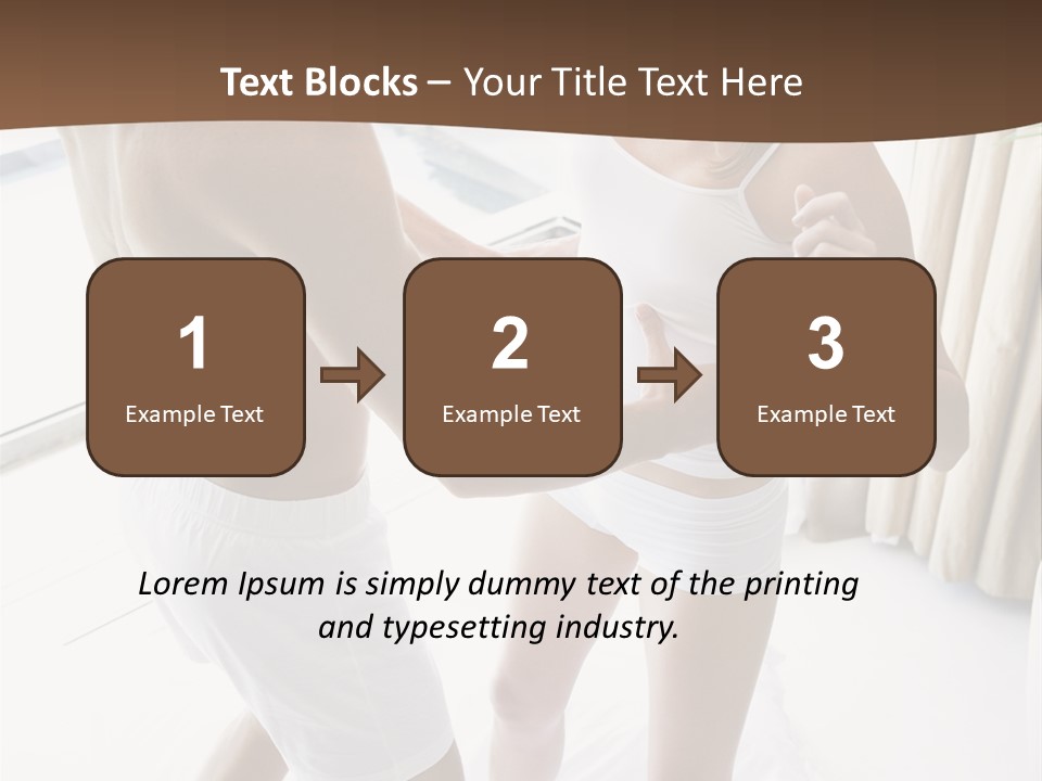 Color Image  Mid Man PowerPoint Template