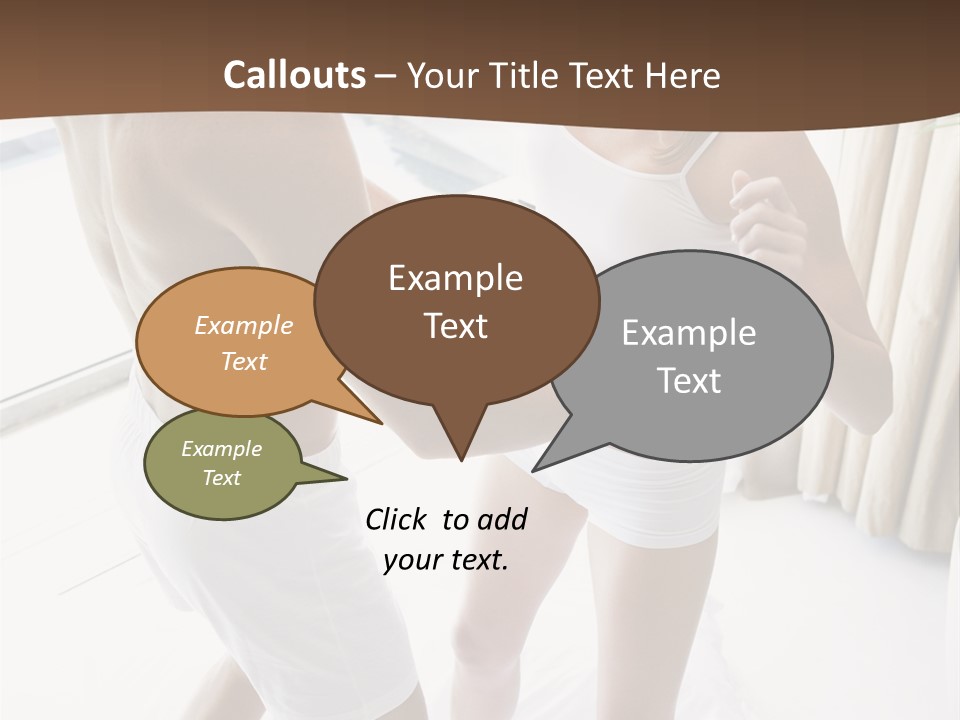 Color Image  Mid Man PowerPoint Template