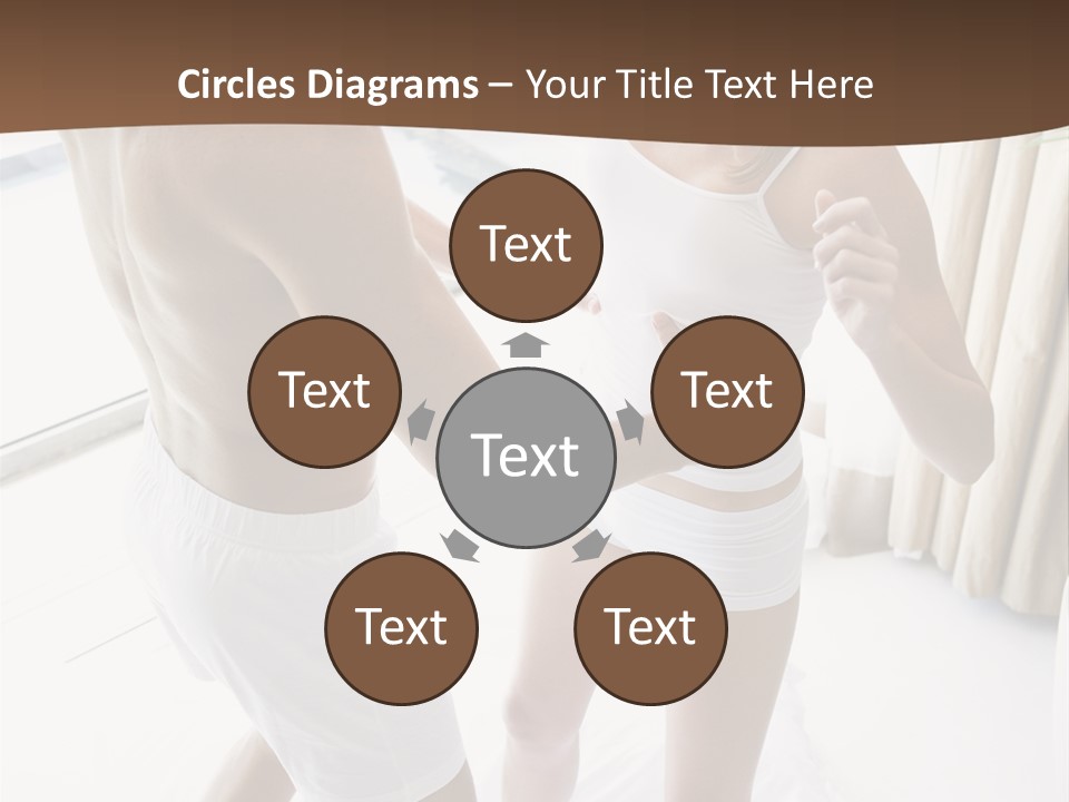 Color Image  Mid Man PowerPoint Template