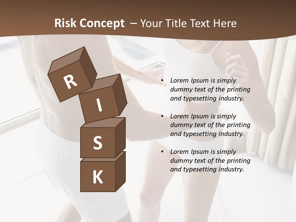 Color Image  Mid Man PowerPoint Template