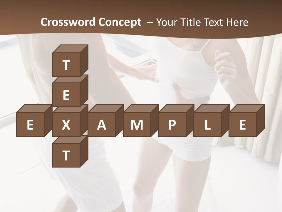 Color Image  Mid Man PowerPoint Template