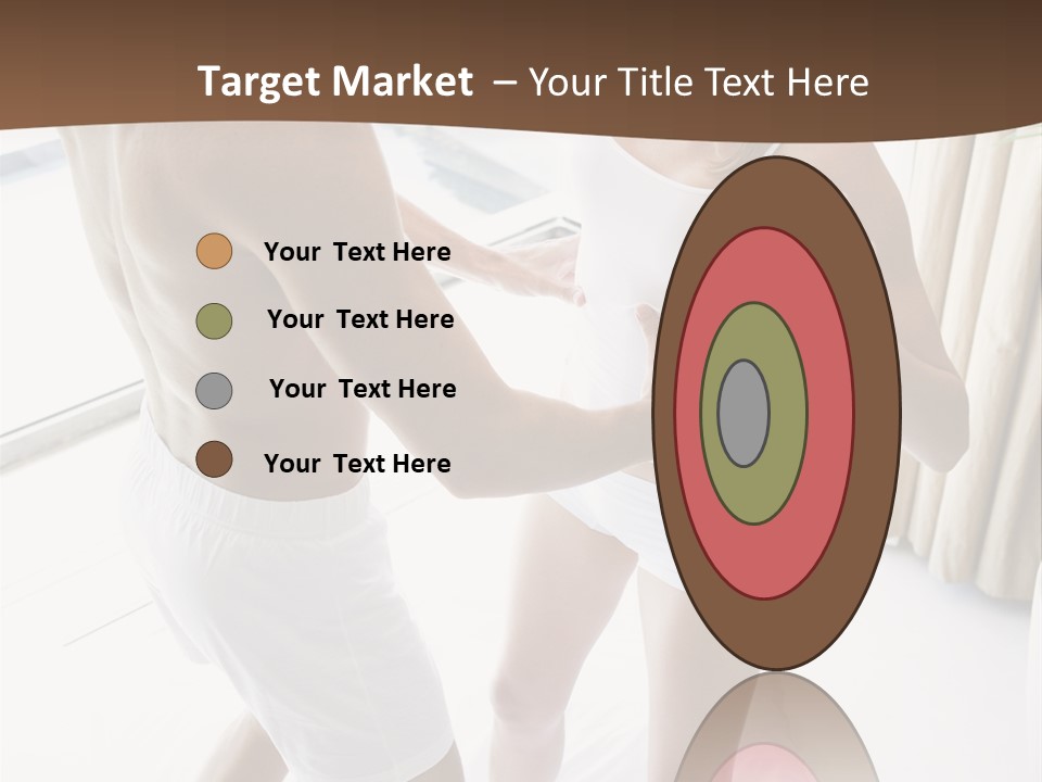 Color Image  Mid Man PowerPoint Template