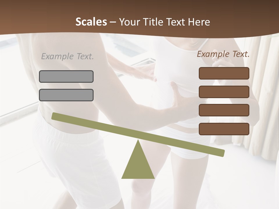 Color Image  Mid Man PowerPoint Template