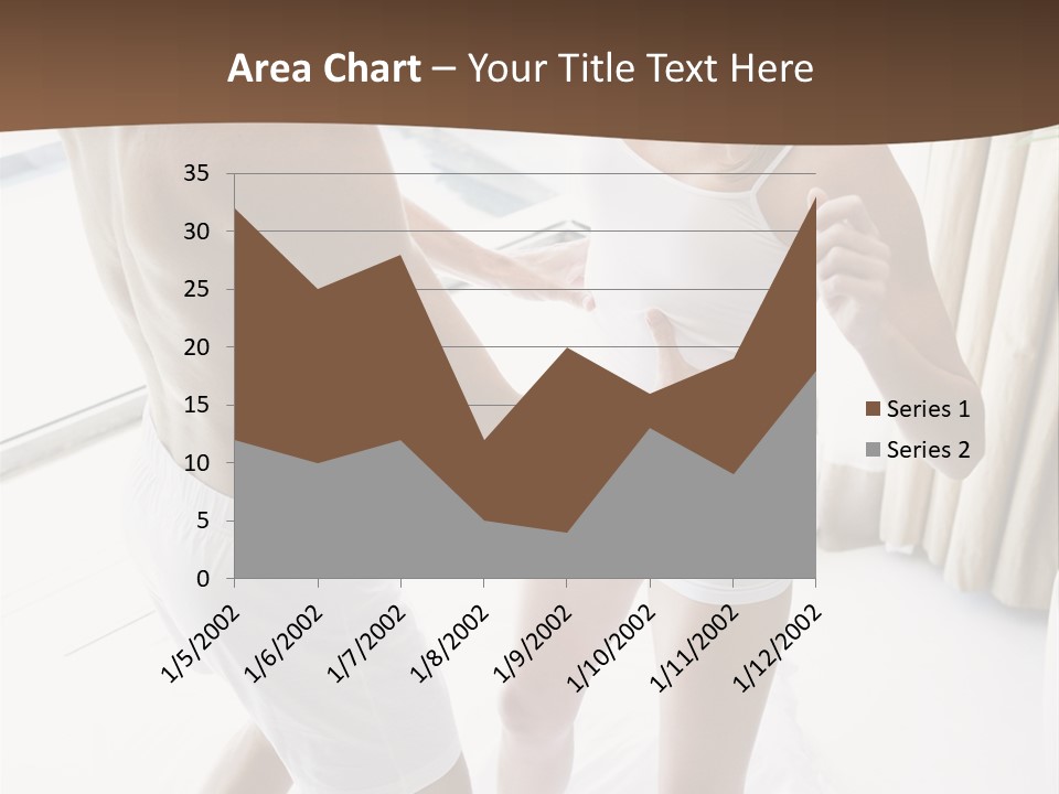 Color Image  Mid Man PowerPoint Template