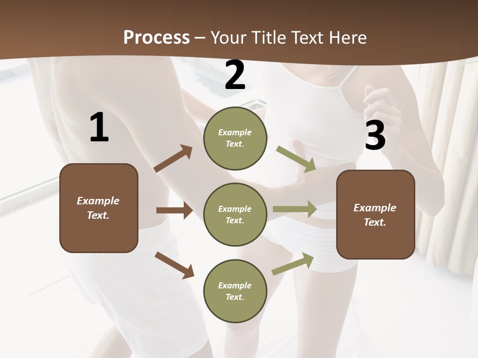 Color Image  Mid Man PowerPoint Template