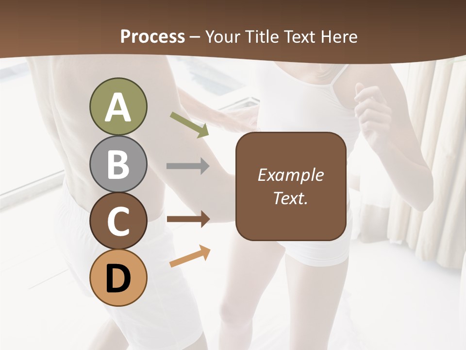 Color Image  Mid Man PowerPoint Template