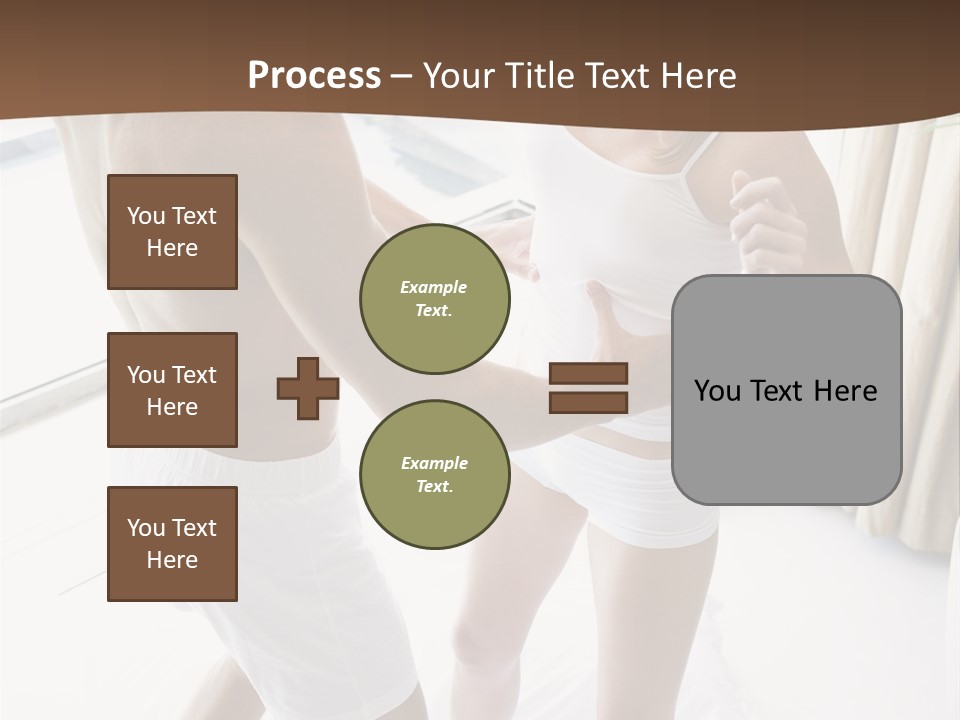 Color Image  Mid Man PowerPoint Template