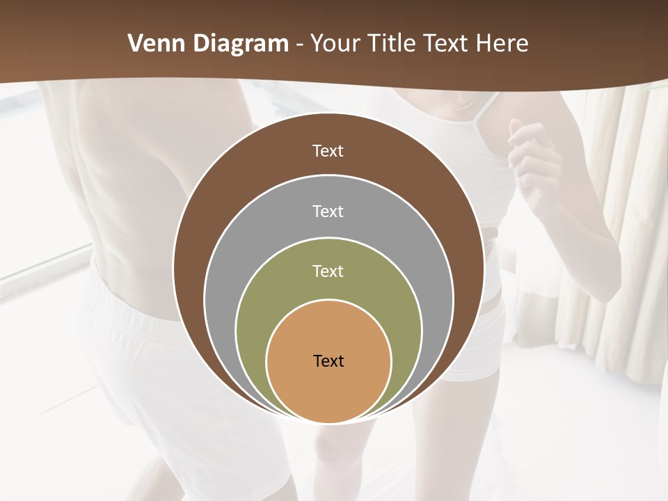 Color Image  Mid Man PowerPoint Template