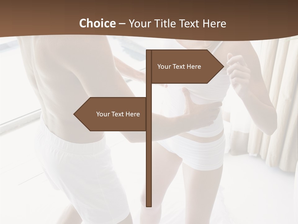 Color Image  Mid Man PowerPoint Template