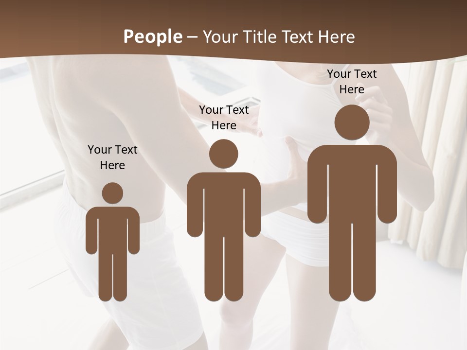 Color Image  Mid Man PowerPoint Template