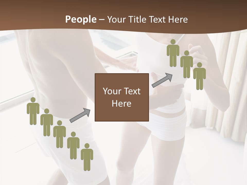 Color Image  Mid Man PowerPoint Template