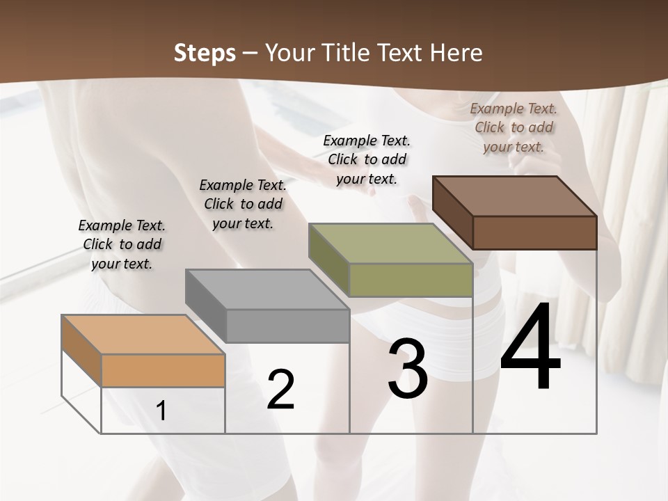 Color Image  Mid Man PowerPoint Template