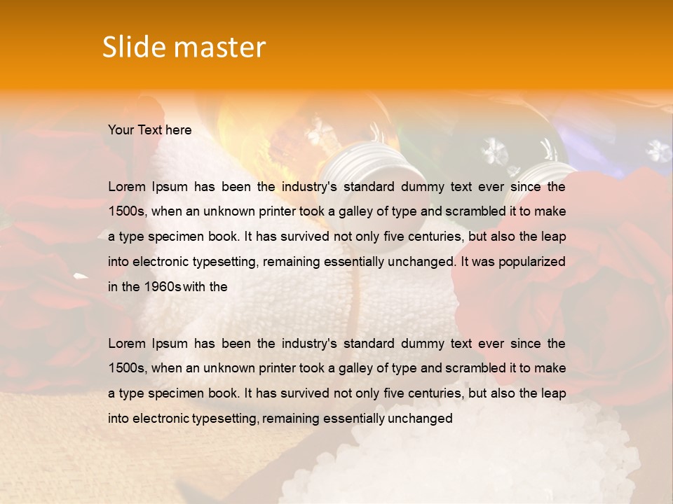 Kosmetik Salzk Heilen PowerPoint Template