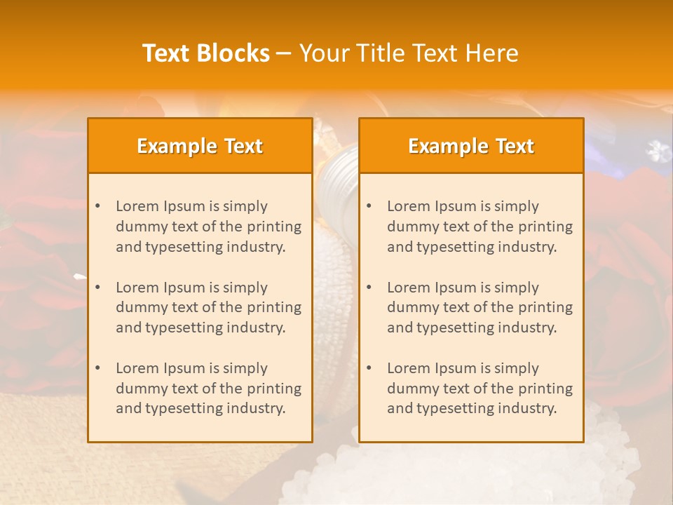 Kosmetik Salzk Heilen PowerPoint Template