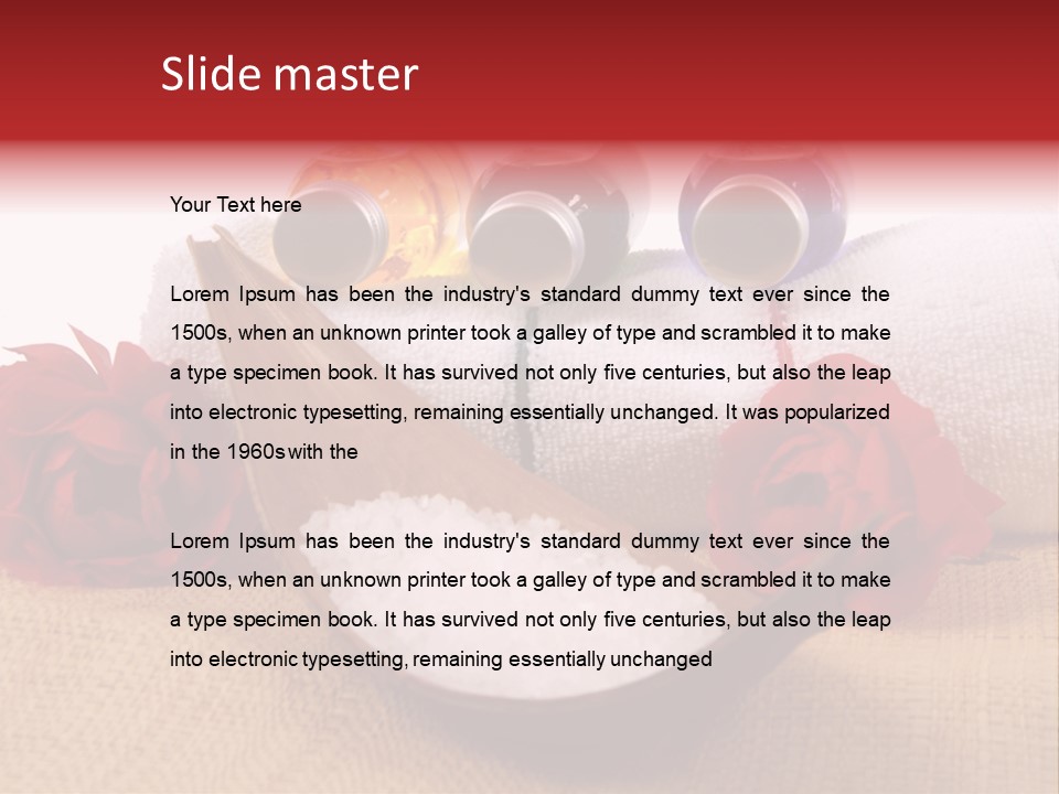 Badetuch Therapie Lavendel PowerPoint Template