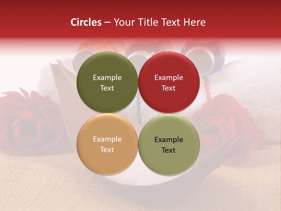 Badetuch Therapie Lavendel PowerPoint Template