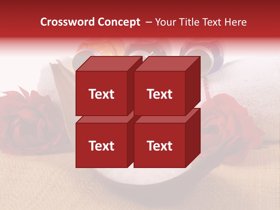 Badetuch Therapie Lavendel PowerPoint Template