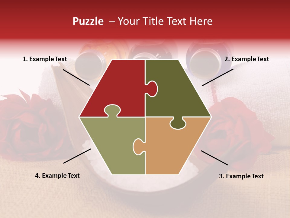 Badetuch Therapie Lavendel PowerPoint Template