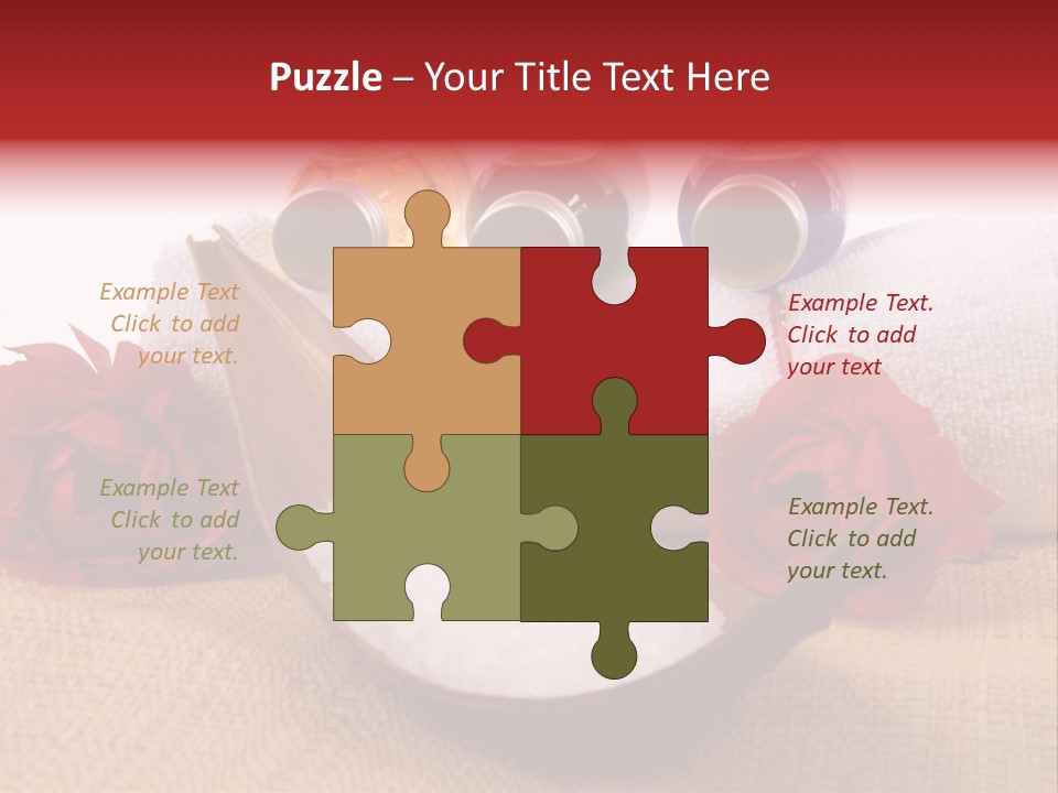 Badetuch Therapie Lavendel PowerPoint Template