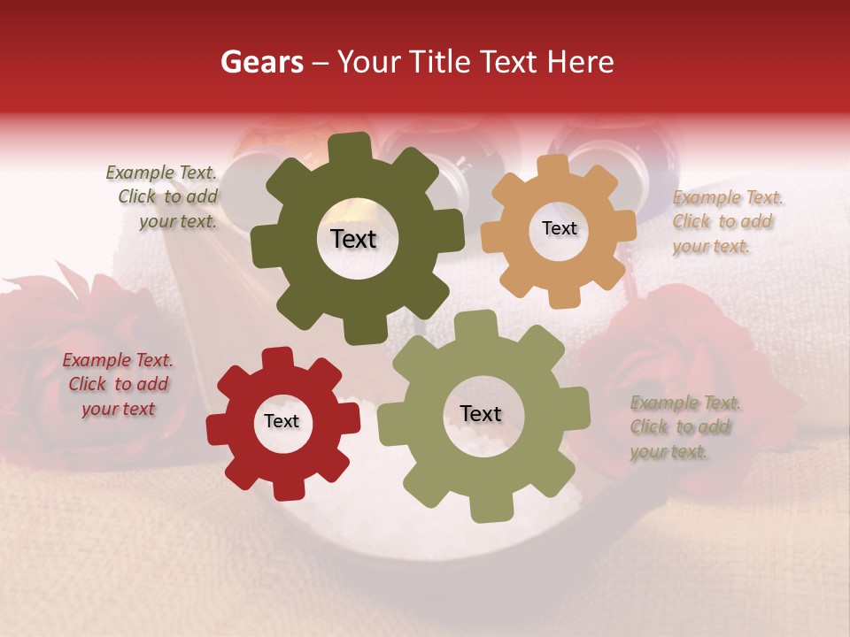 Badetuch Therapie Lavendel PowerPoint Template