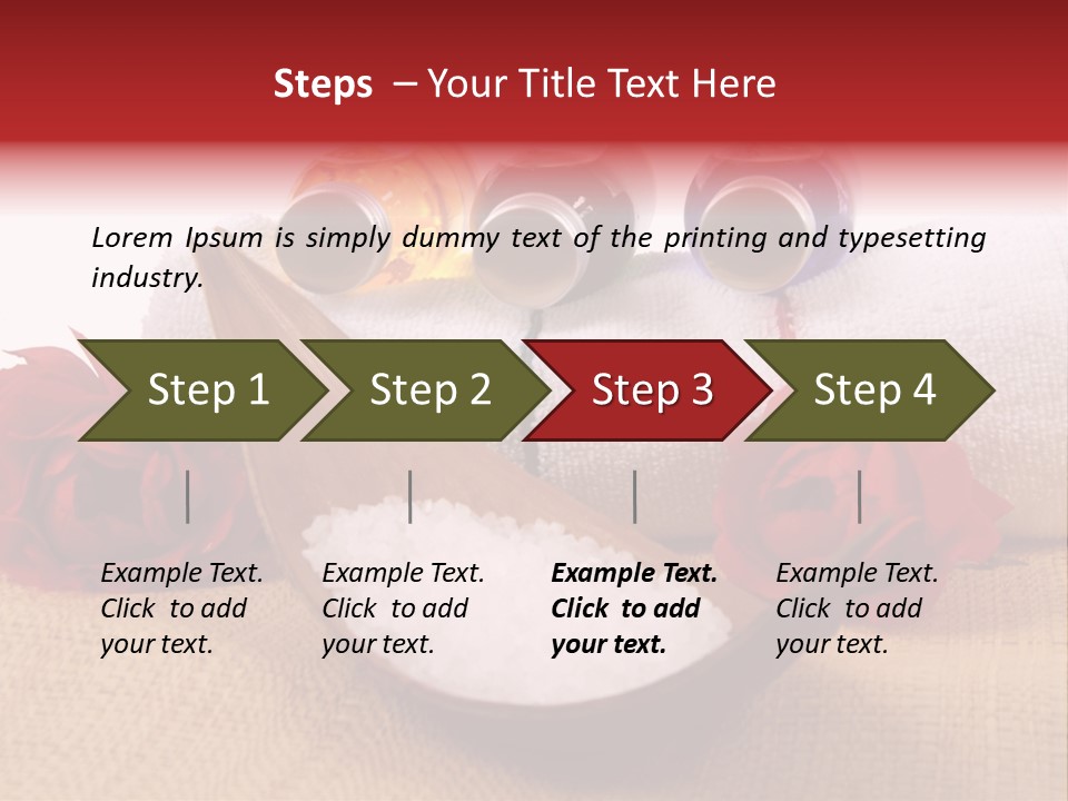Badetuch Therapie Lavendel PowerPoint Template