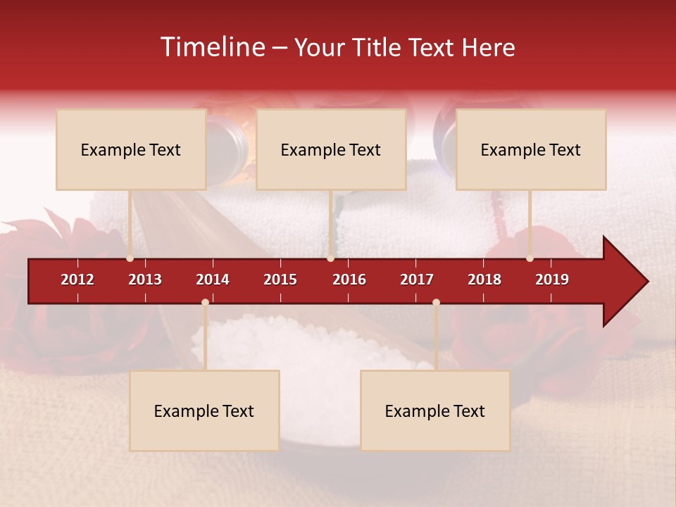 Badetuch Therapie Lavendel PowerPoint Template