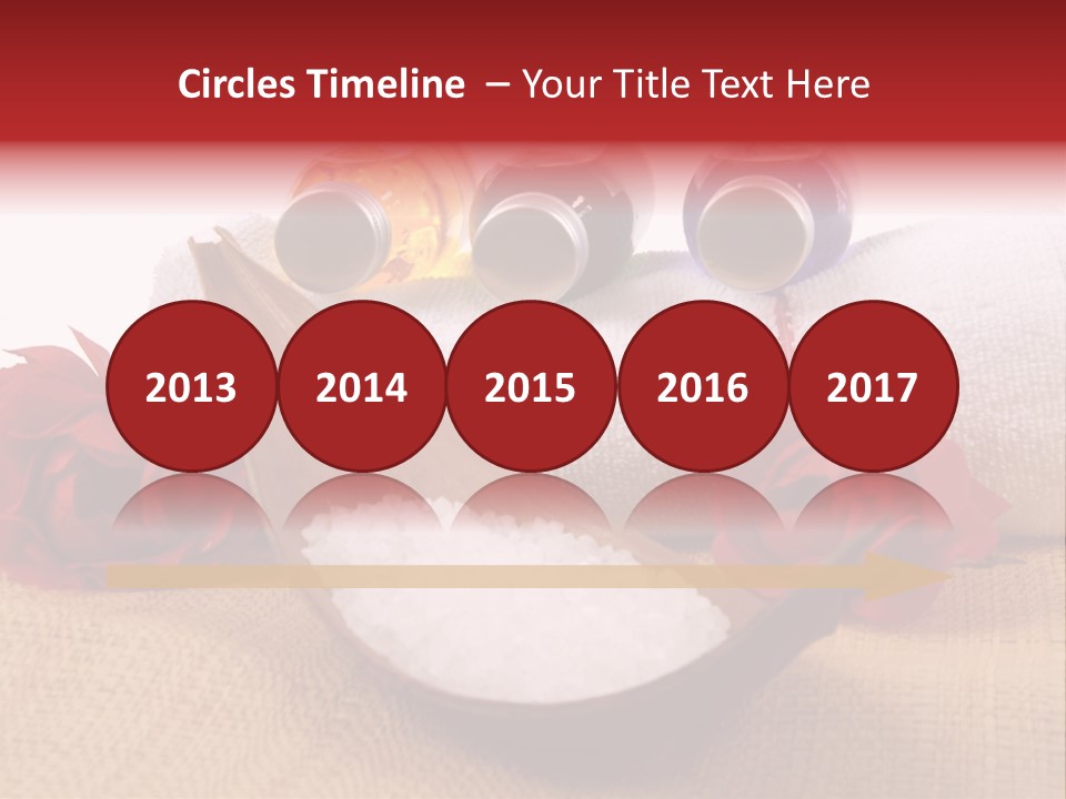 Badetuch Therapie Lavendel PowerPoint Template