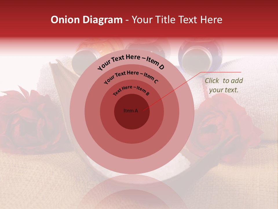 Badetuch Therapie Lavendel PowerPoint Template