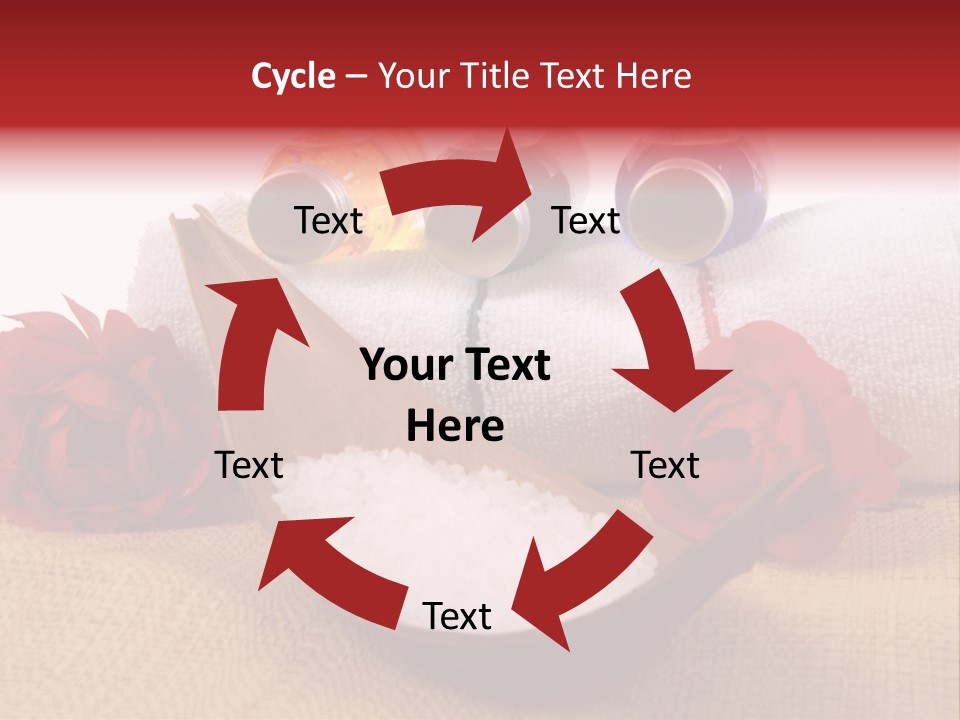 Badetuch Therapie Lavendel PowerPoint Template