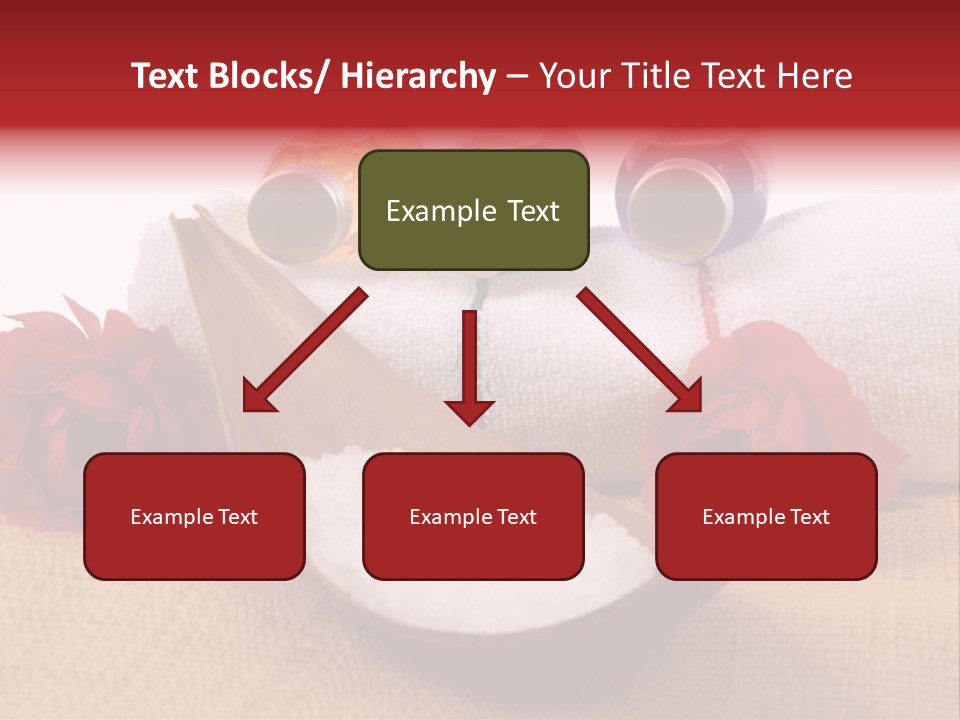 Badetuch Therapie Lavendel PowerPoint Template