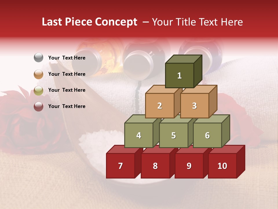 Badetuch Therapie Lavendel PowerPoint Template