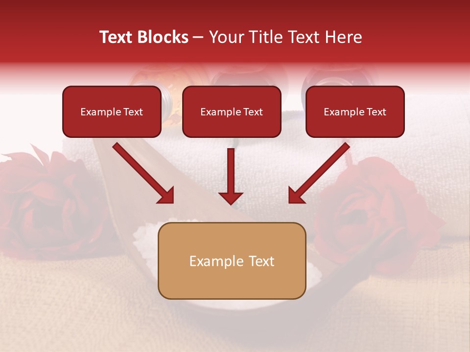 Badetuch Therapie Lavendel PowerPoint Template