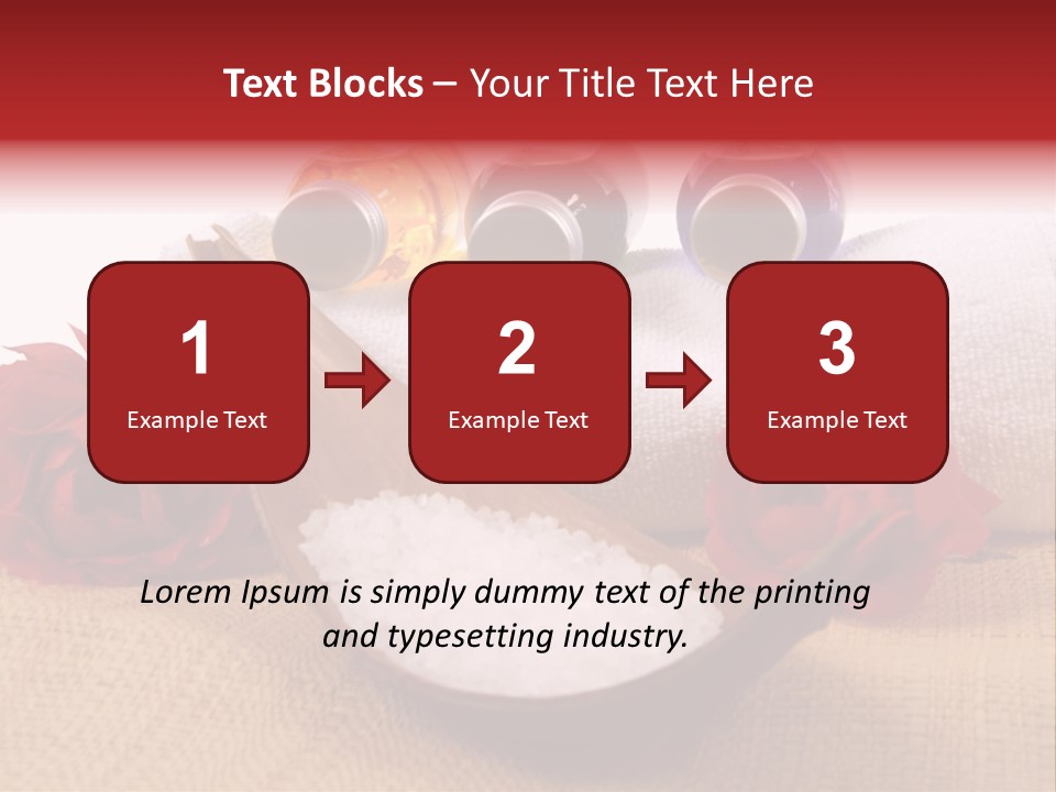 Badetuch Therapie Lavendel PowerPoint Template