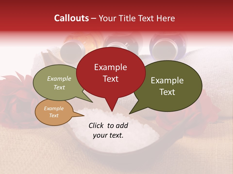 Badetuch Therapie Lavendel PowerPoint Template