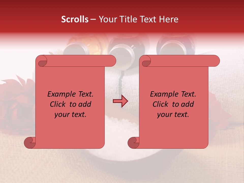 Badetuch Therapie Lavendel PowerPoint Template