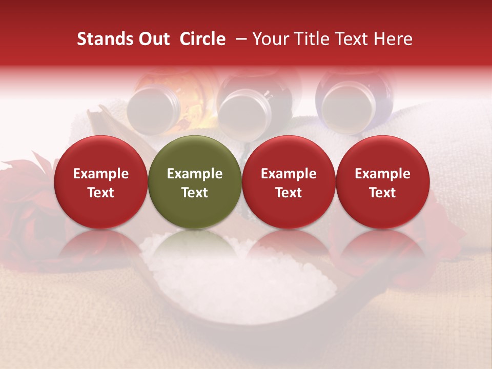 Badetuch Therapie Lavendel PowerPoint Template