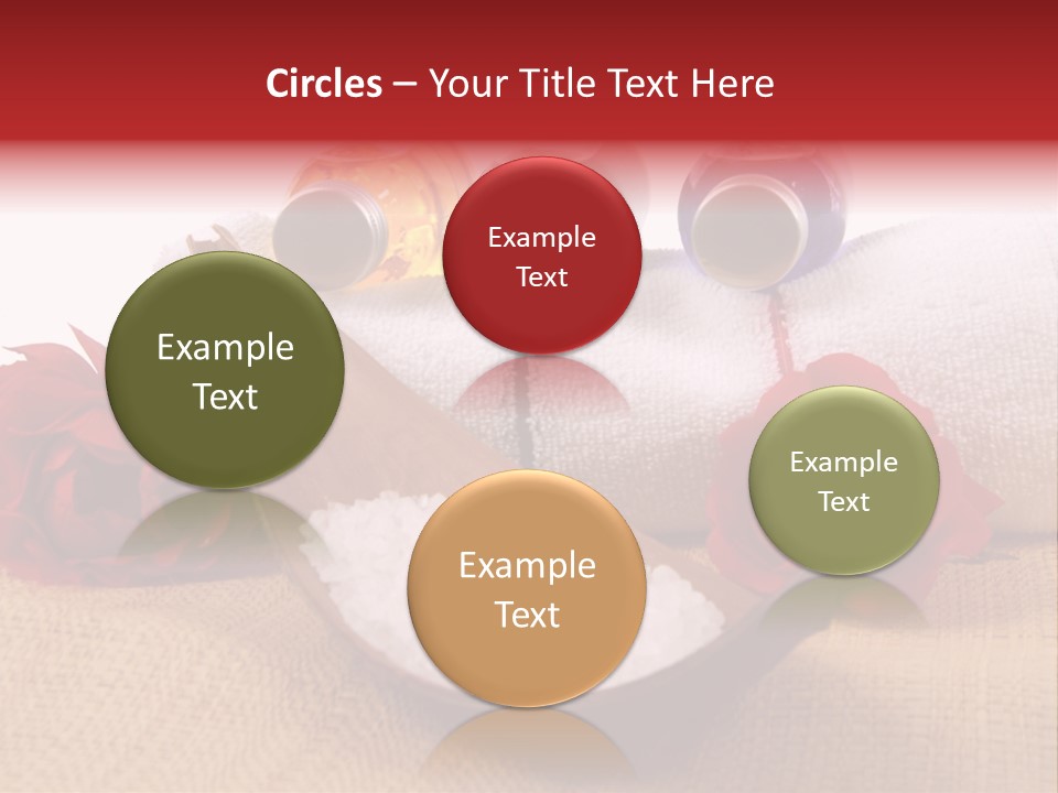 Badetuch Therapie Lavendel PowerPoint Template