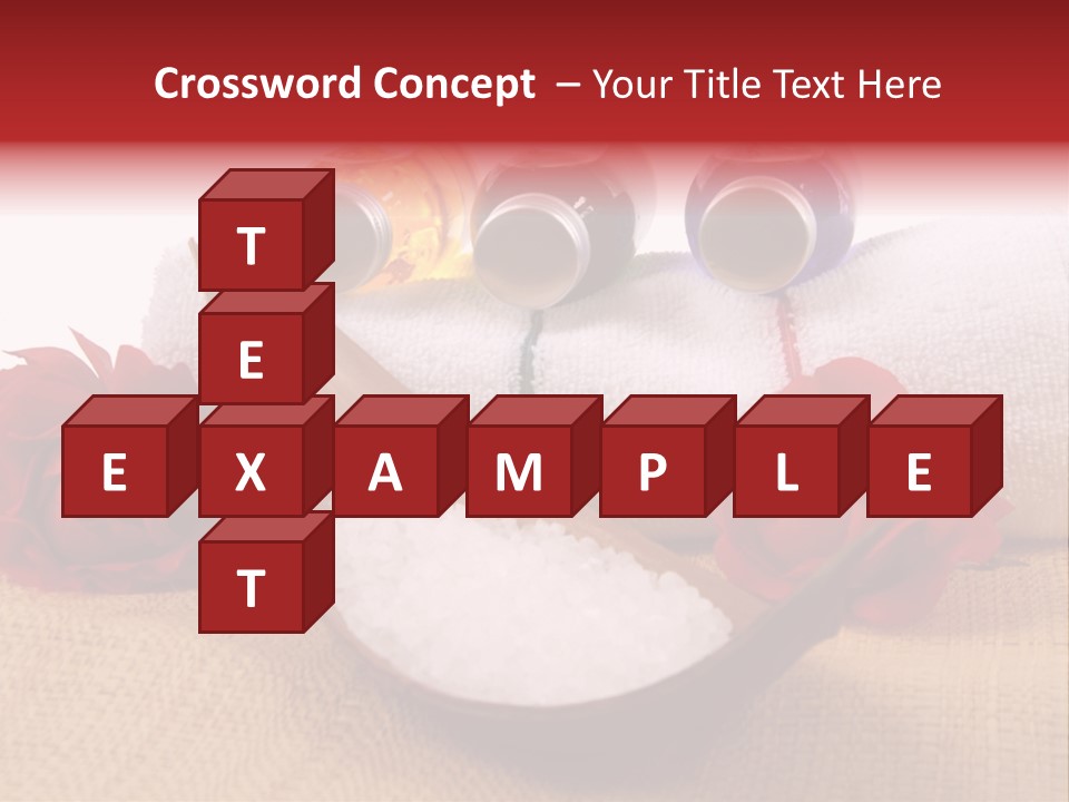 Badetuch Therapie Lavendel PowerPoint Template