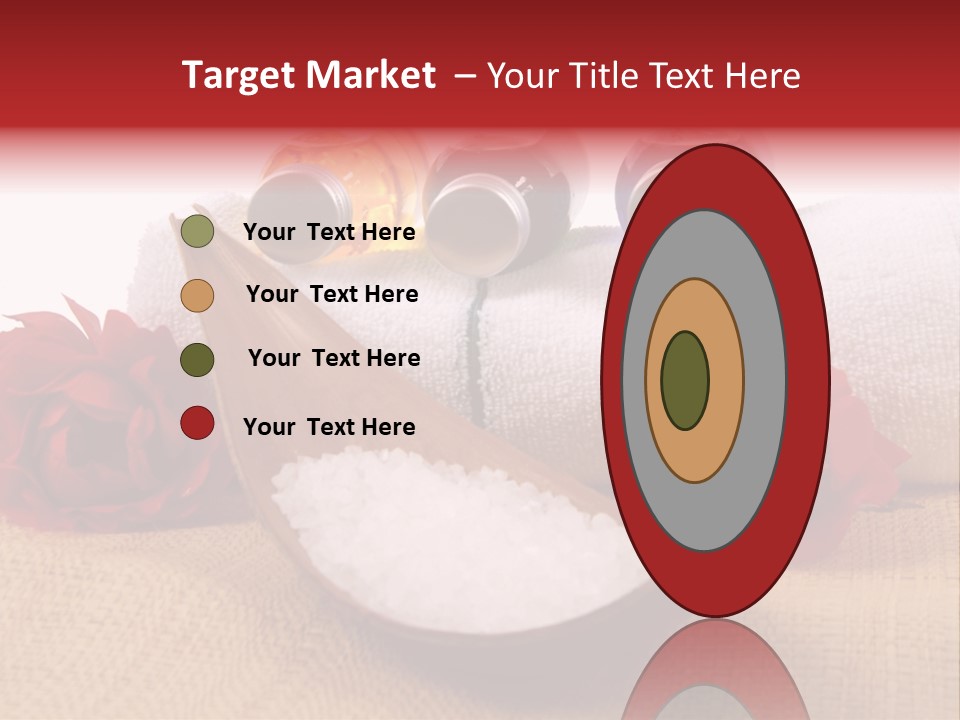 Badetuch Therapie Lavendel PowerPoint Template