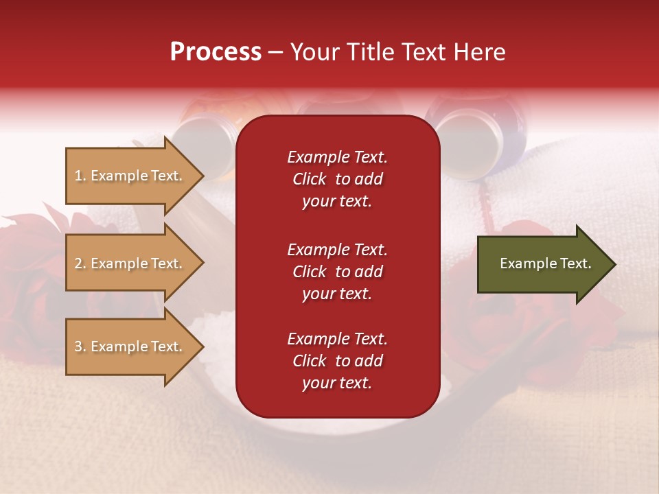Badetuch Therapie Lavendel PowerPoint Template
