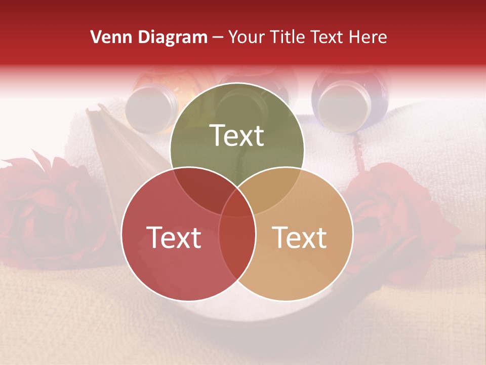 Badetuch Therapie Lavendel PowerPoint Template